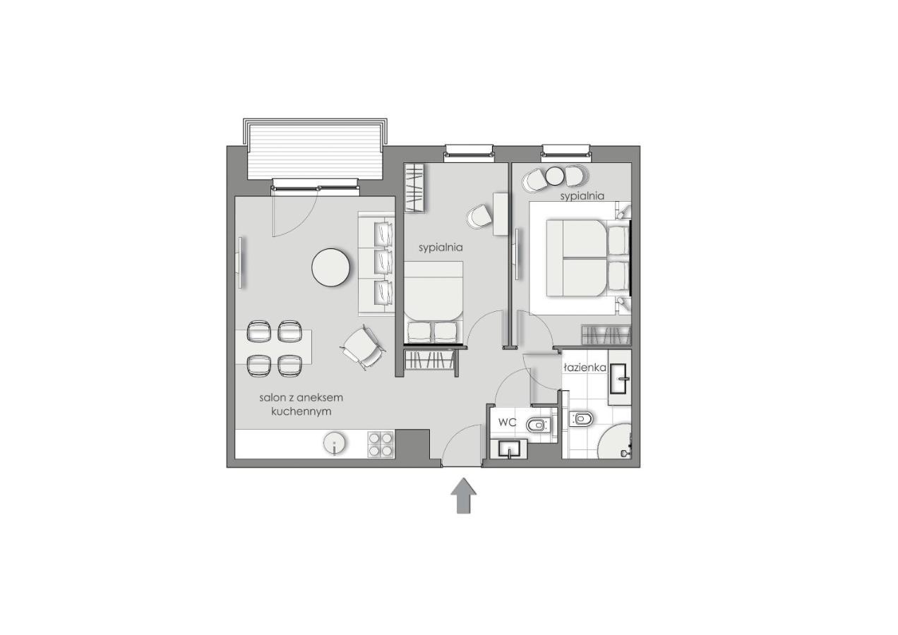3Rooms Uno 4 Apartment Gdansk Exterior photo